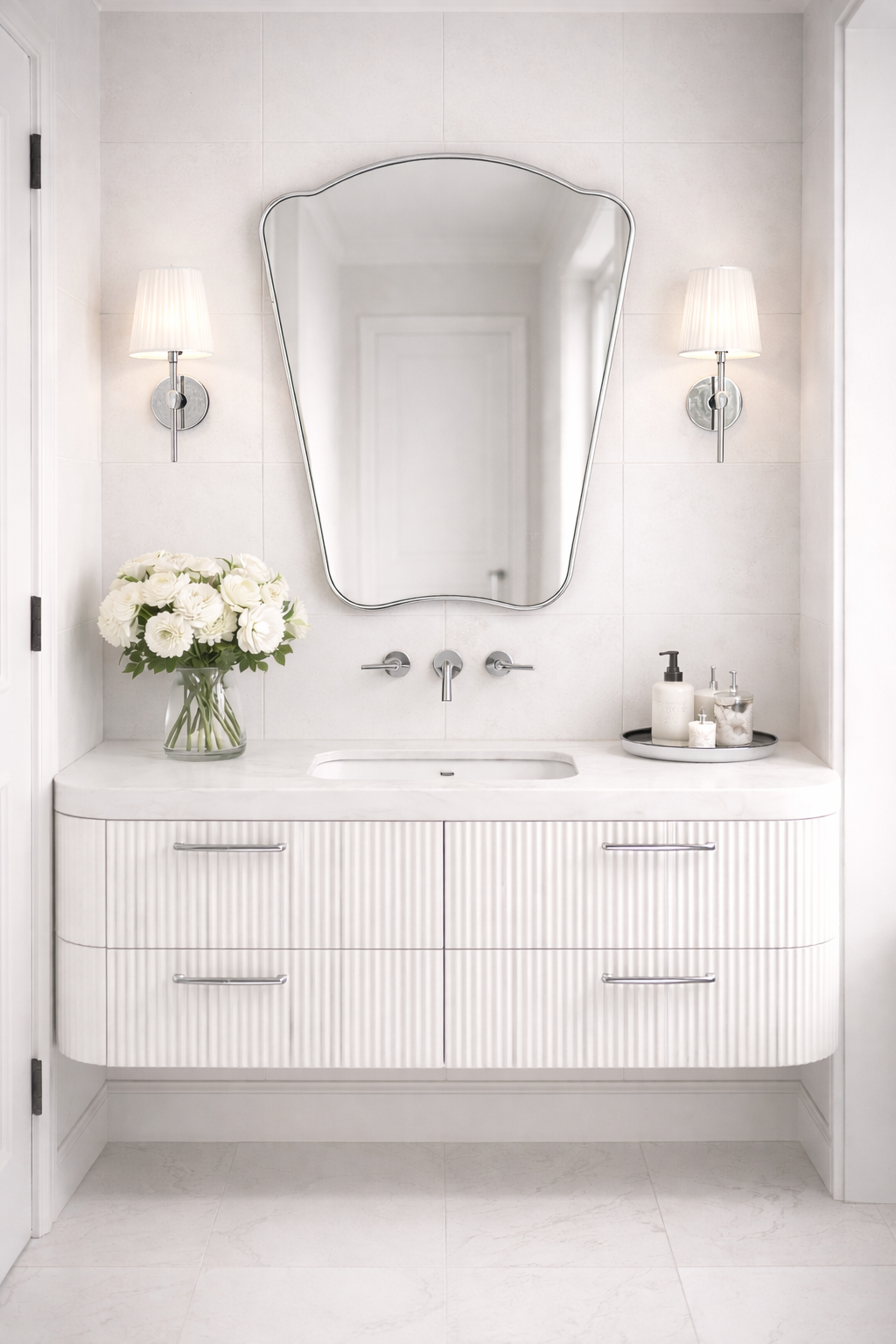 Jeka Italian Style Irregular Mirror Aesthetic Wall Mirror