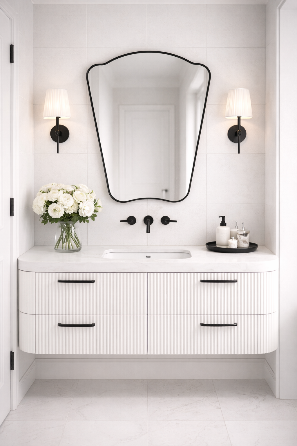 Jeka Italian Style Irregular Mirror Aesthetic Wall Mirror