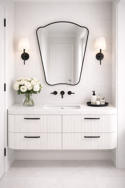 Jeka Italian Style Irregular Mirror Aesthetic Wall Mirror