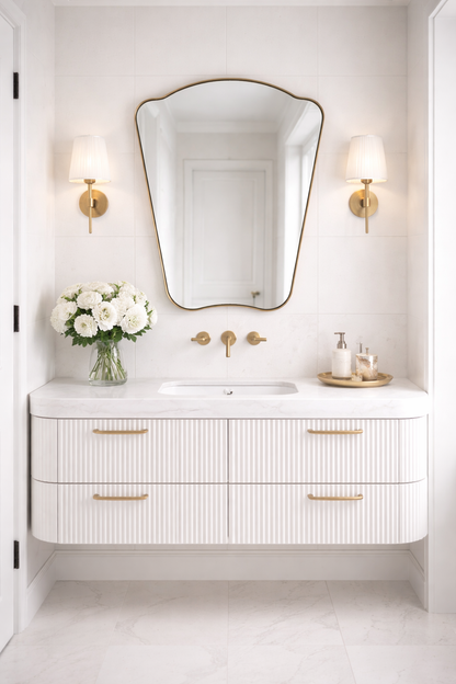 Jeka Italian Style Irregular Mirror Aesthetic Wall Mirror