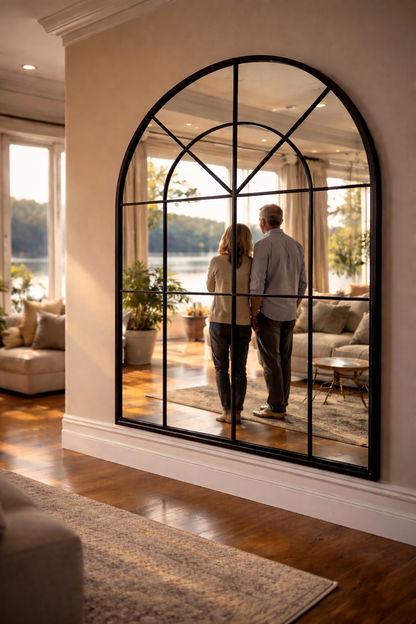 Arched Window Mirror Farm House Mirror