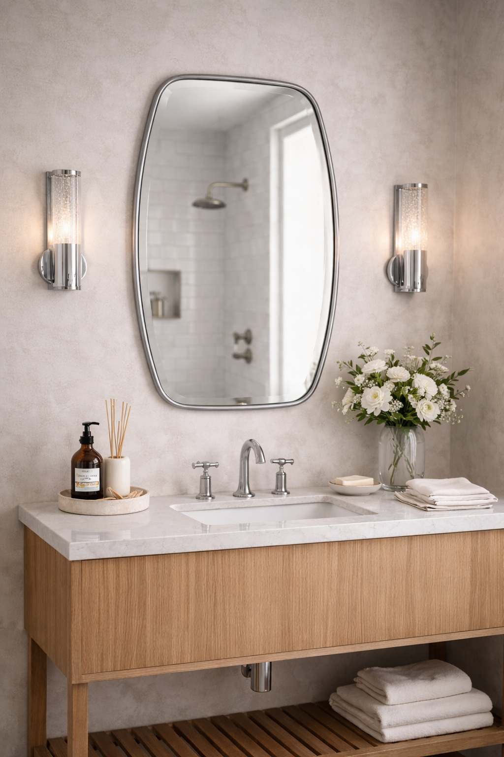 Katie Irregular Wall Mirror Asymmetrical Mirror