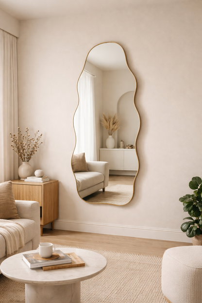 Aurelia Irregular Full Length Mirror