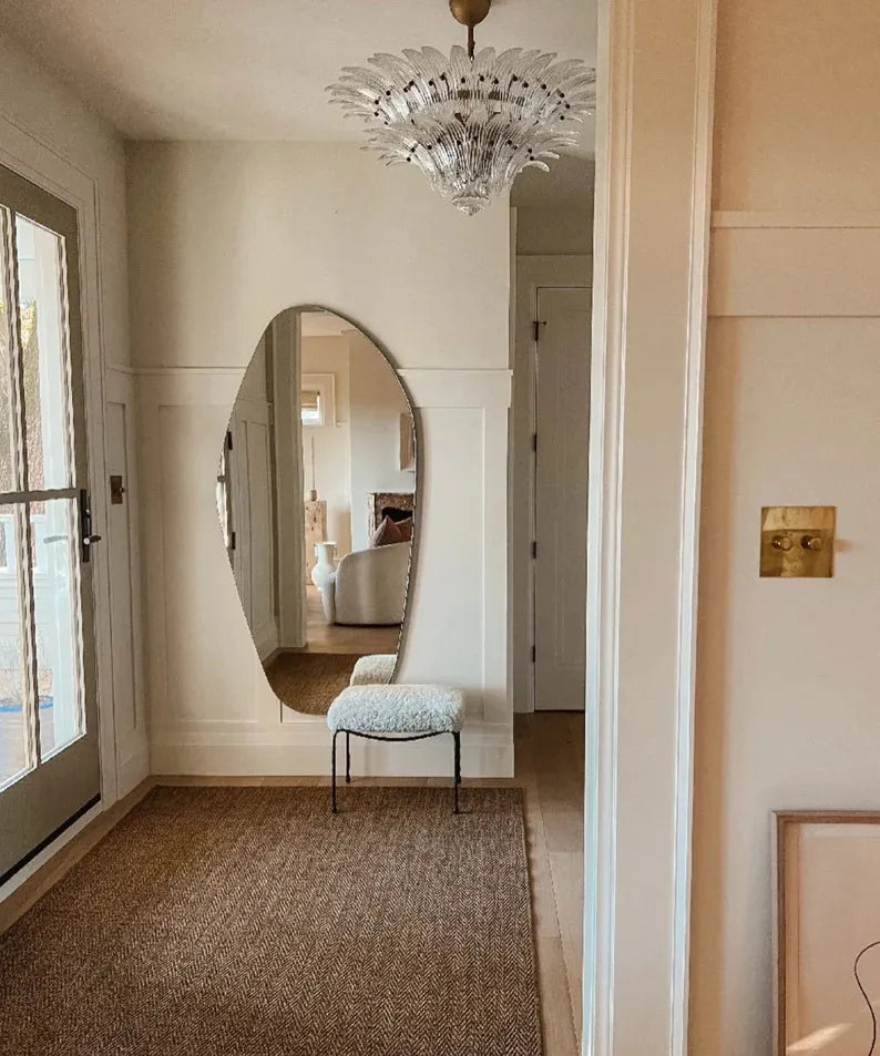 Biga Asymmetrical Irregular Bathroom and Bedroom Wall Mirror