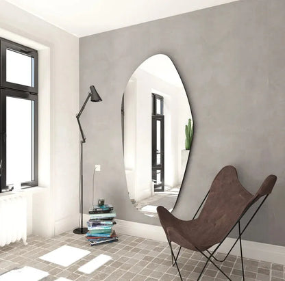 Biga Asymmetrical Irregular Bathroom and Bedroom Wall Mirror