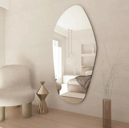 Biga Asymmetrical Irregular Bathroom and Bedroom Wall Mirror