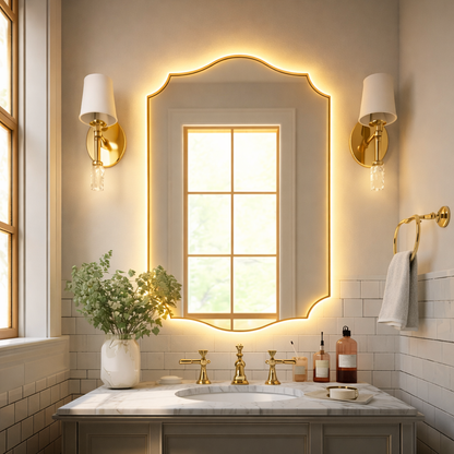 Asymmetrical Wall Mirror - Premium Irregular Mirror | Alpken