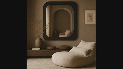 Balkan Asymmetrical Decorative Wall Mirror | Unique Design - Alpken