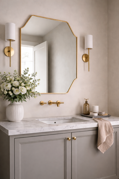 Architectural Unique Mirror Asymmetrical Wall Mirror