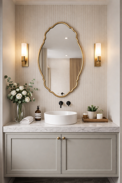 Foca Irregular Wall Mirror - Unique Asymmetrical Mirror | Alpken