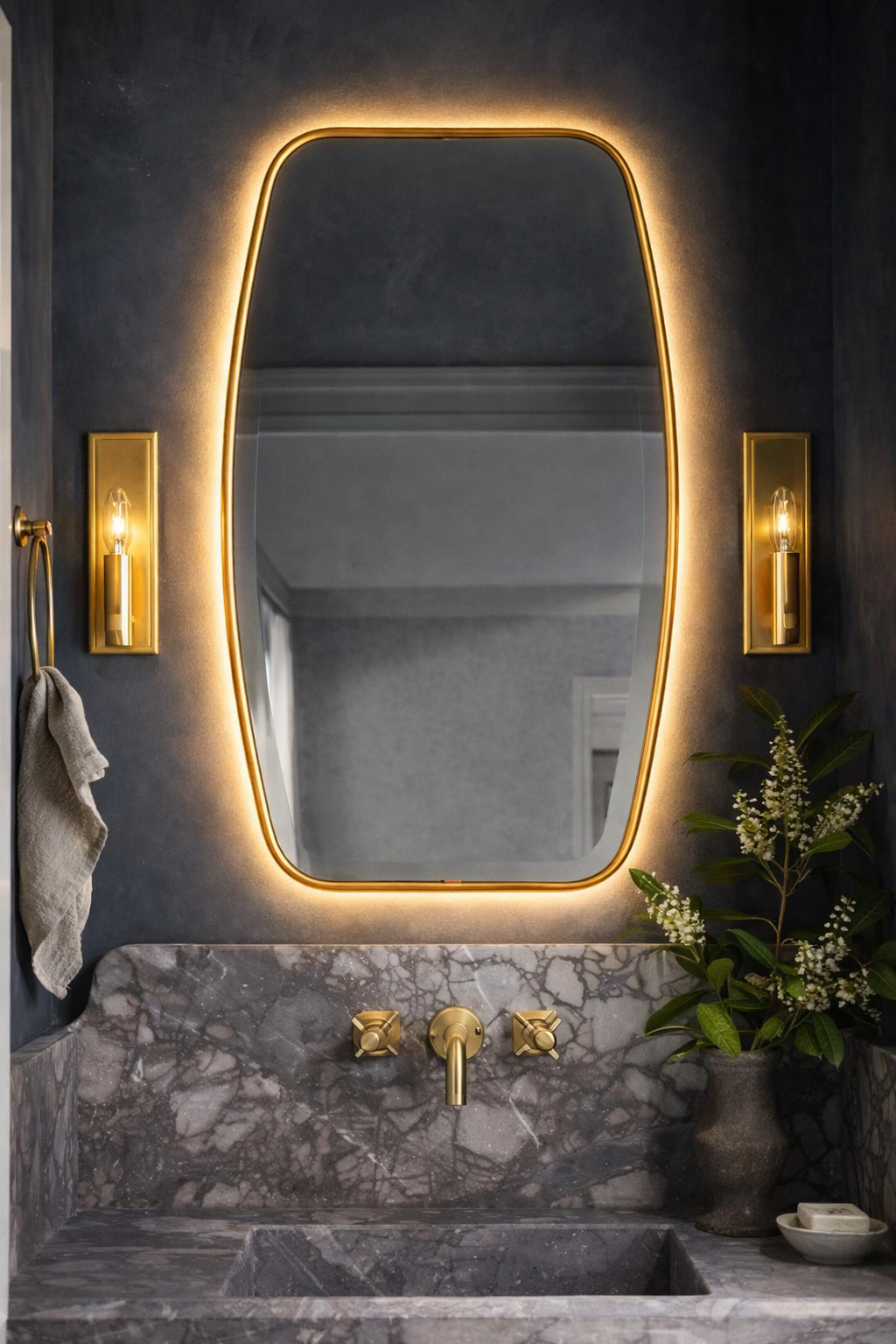 Katie Irregular Wall Mirror Asymmetrical Mirror