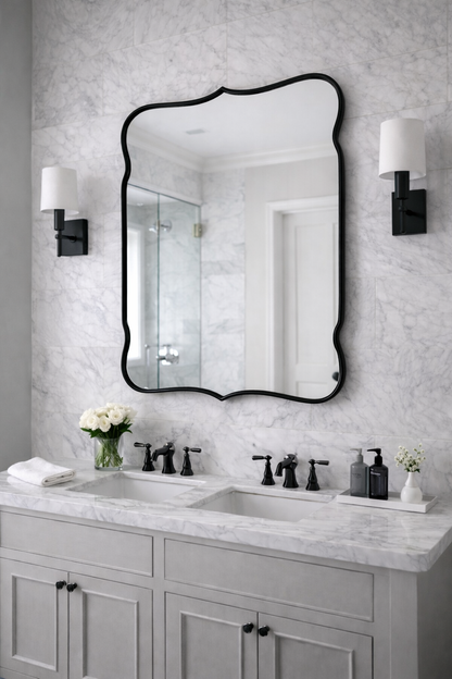 Lapseki Asymmetrical Mirror Organic Aesthetic Mirror