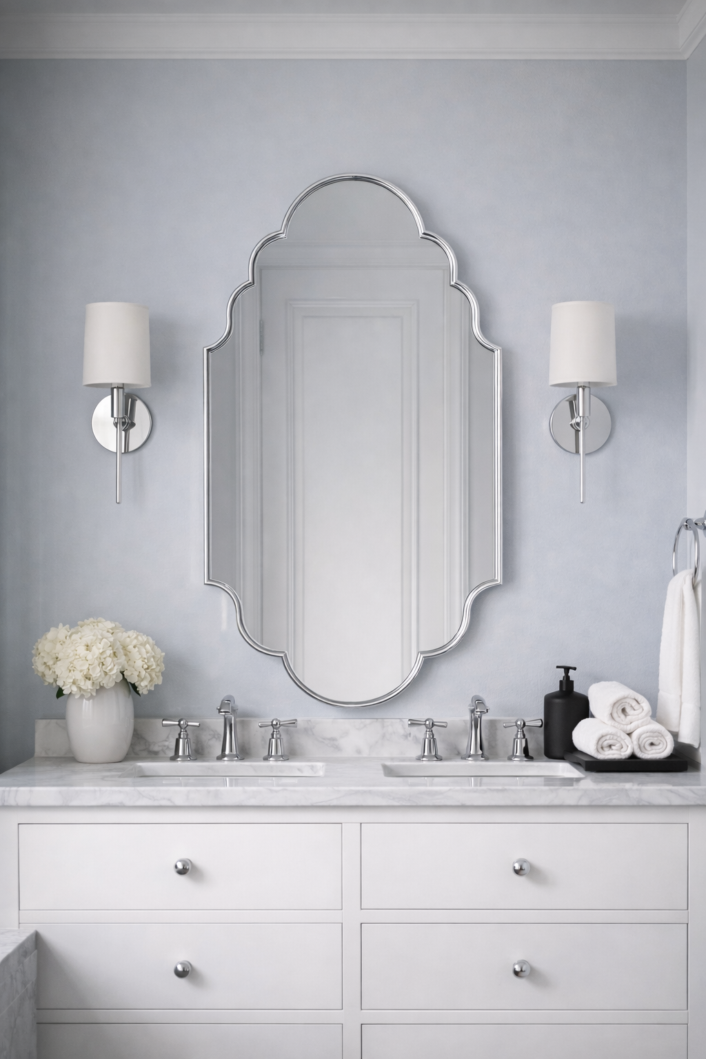 Moda Irregular Bathroom Mirror - Modern Asymmetrical Design | Alpken