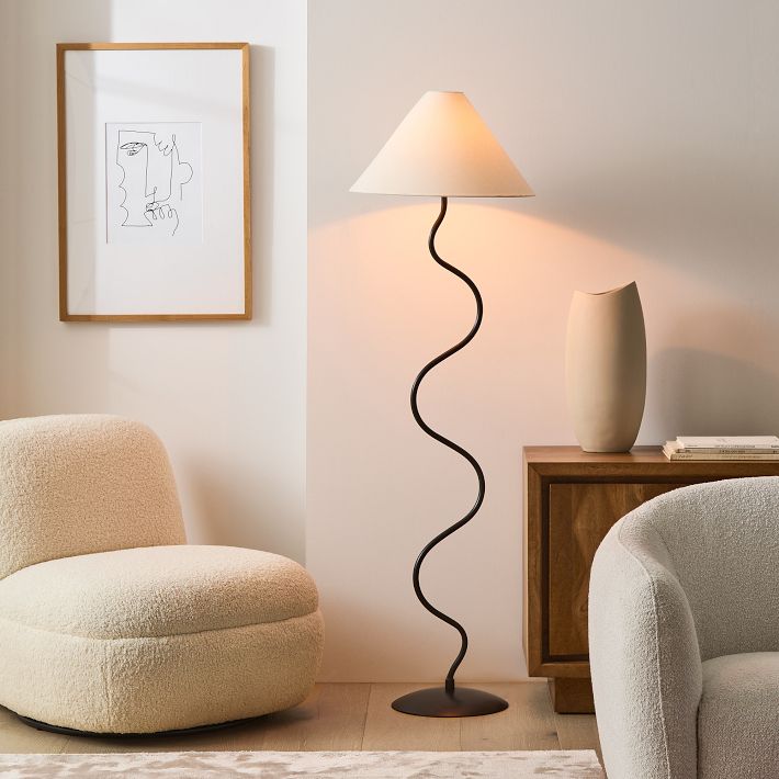 Ripple Shine Floor Lamp 64"