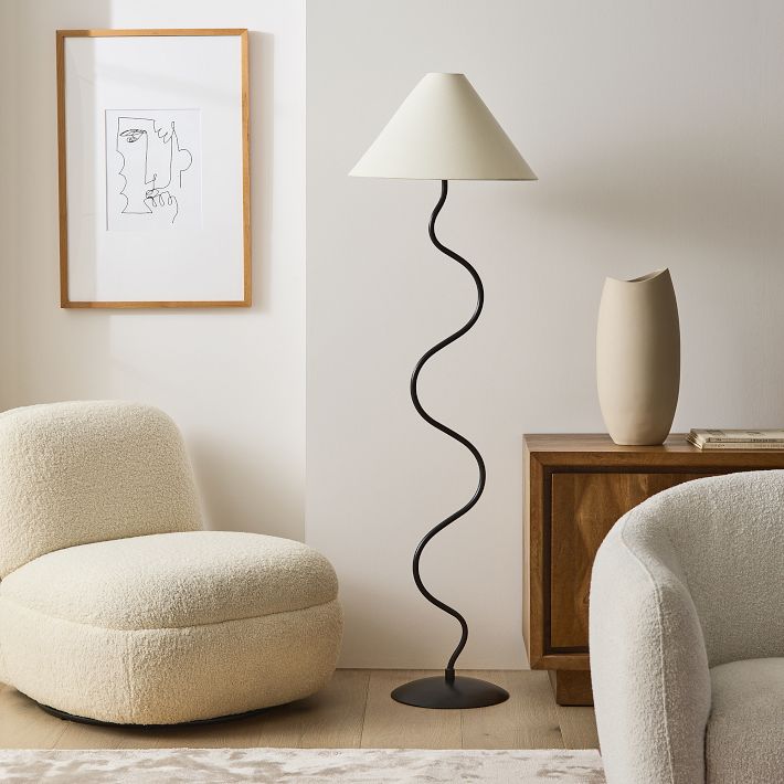 Ripple Shine Floor Lamp 64"